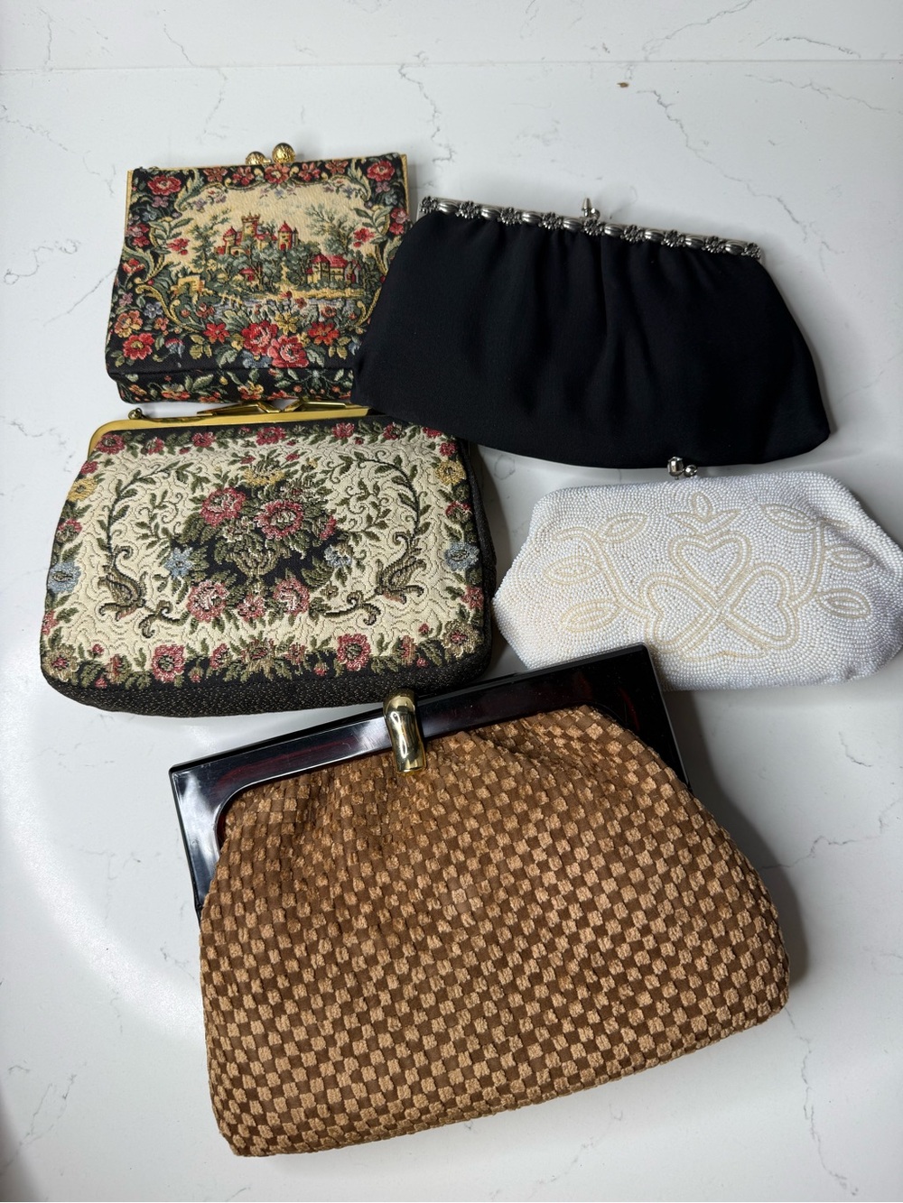 Vintage purse lot Italy, france & more